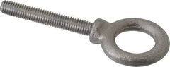 Gibraltar - 1,400 Lb Capacity, Steel, 3/8-16 Thread, Lifting Eye Bolt - Fully Threaded, 2-1/2" Shank, 2-1/2" Thread Length, Shoulder - Americas Industrial Supply