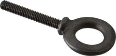 Gibraltar - 900 Lb Capacity, Forged Steel, 5/16-18 Thread, Fixed Lifting Eye Bolt - Fully Threaded, 2" Shank, 2" Thread Length, Shoulder - Americas Industrial Supply