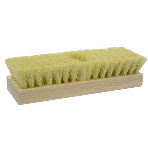 8-1/4″ Acid Scrub Brush, White Tampico Fill, One Tapered Handle Hole - Americas Industrial Supply