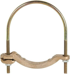 Thomas & Betts - 4 to 4/0 AWG Compatible U-bolt Rod Clamp - Bronze, CSA Certified, UL File E3060, UL Listed - Americas Industrial Supply