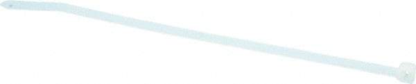 Thomas & Betts - 5.6" Long Natural (Color) Nylon Standard Cable Tie - 30 Lb Tensile Strength, 1.21mm Thick, 1-1/4" Max Bundle Diam - Americas Industrial Supply