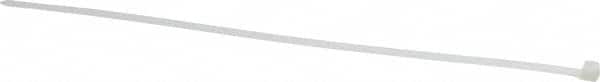 Thomas & Betts - 14.2" Long Natural (Color) Nylon Standard Cable Tie - 120 Lb Tensile Strength, 1.91mm Thick, 2-7/8" Max Bundle Diam - Americas Industrial Supply