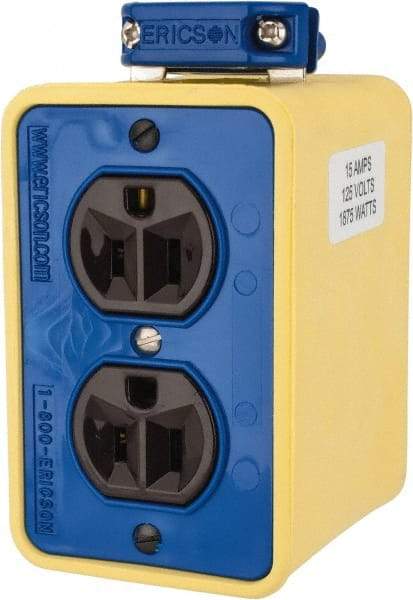 Conductix - Plastic Rectangle Outlet Box - 4-1/2" Overall Height x 2-1/2" Overall Width - Americas Industrial Supply