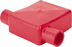 Noco - 1 & 2 Gauge, Flag Automotive Battery Terminal Protector - Red - Americas Industrial Supply