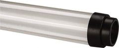 Made in USA - 48 Inch Long, Clear, Fluorescent Lamp Sleeve - T8 Shape - Americas Industrial Supply