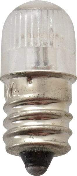 Value Collection - 2.4 Watt, Incandescent Miniature & Specialty T3-1/4 Lamp - Candelabra Screw Base, 2 to 4.999 Equivalent Range, Warm (1,000 to 3,000), Dimmable, 1-1/4" OAL - Americas Industrial Supply