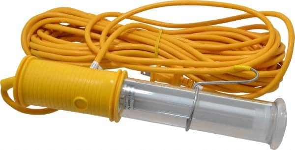 Made in USA - 13 Watt, Electric, Fluorescent Portable Handheld Work Light - 50' Cord - Americas Industrial Supply