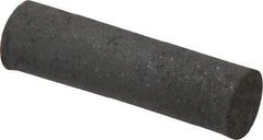 Made in USA - 1/4" Max Diam x 7/8" Long, Cylinder, Rubberized Point - Medium Grade, Silicon Carbide, 1/16" Arbor Hole, Unmounted - Americas Industrial Supply