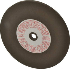Made in USA - 6" Diam x 1/2" Hole x 1/4" Thick, 80 Grit Surface Grinding Wheel - Aluminum Oxide/Silicon Carbide Blend, Medium Grade, 3,600 Max RPM - Americas Industrial Supply