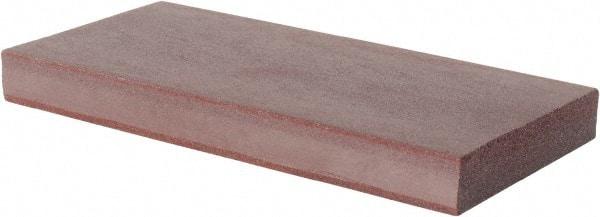 Made in USA - 2" Wide x 4" Long x 3/8" Thick, Rectangular Abrasive Stick - Fine Grade - Americas Industrial Supply