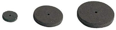 Made in USA - 1/2" Diam x 1/16" Hole x 1/8" Thick, 80 Grit Surface Grinding Wheel - Aluminum Oxide/Silicon Carbide Blend, Medium Grade, 24,000 Max RPM, No Recess - Americas Industrial Supply
