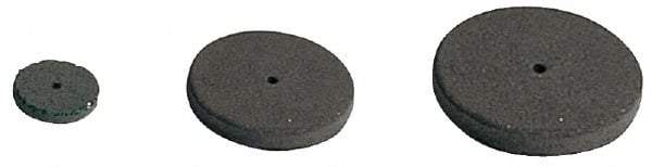 Made in USA - 5/8" Diam x 1/16" Hole x 1/4" Thick, 80 Grit Surface Grinding Wheel - Aluminum Oxide/Silicon Carbide Blend, Medium Grade, 24,000 Max RPM, No Recess - Americas Industrial Supply