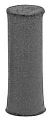 Made in USA - 1/4" Max Diam x 7/8" Long, Cylinder, Rubberized Point - Coarse Grade, Silicon Carbide, 1/16" Arbor Hole, Unmounted - Americas Industrial Supply