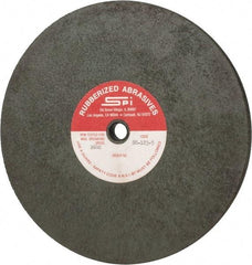 Made in USA - 8" Diam x 1/2" Hole x 3/8" Thick, 46 Grit Surface Grinding Wheel - Aluminum Oxide/Silicon Carbide Blend, Coarse Grade, 2,600 Max RPM - Americas Industrial Supply