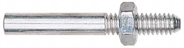 Made in USA - 1/4" Shank Rubberized Abrasive Point Mandrel - 1/4" Hole Compatibility, for Cones & Rubberized Points - Americas Industrial Supply