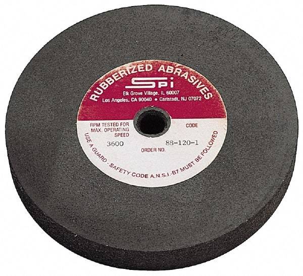 Made in USA - 8" Diam x 1/2" Hole x 1/4" Thick, 46 Grit Surface Grinding Wheel - Aluminum Oxide/Silicon Carbide Blend, Coarse Grade, 2,600 Max RPM - Americas Industrial Supply