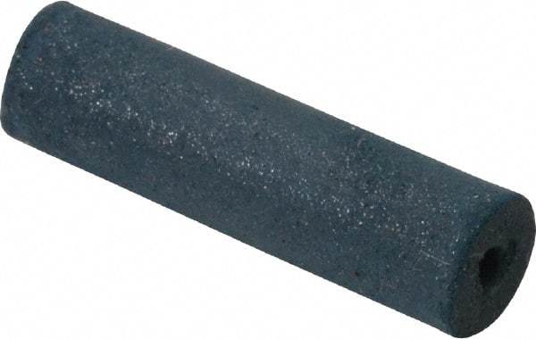 Made in USA - 1/4" Max Diam x 7/8" Long, Cylinder, Rubberized Point - Very Fine Grade, Silicon Carbide, 1/16" Arbor Hole, Unmounted - Americas Industrial Supply