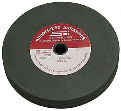 Made in USA - 8" Diam x 1/2" Hole x 1/2" Thick, 240 Grit Surface Grinding Wheel - Aluminum Oxide/Silicon Carbide Blend, Very Fine Grade, 2,600 Max RPM - Americas Industrial Supply