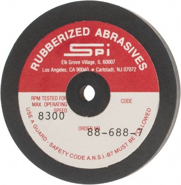 Made in USA - 2-1/2" Diam x 1/4" Hole x 1/4" Thick, 240 Grit Surface Grinding Wheel - Aluminum Oxide/Silicon Carbide Blend, Very Fine Grade, 8,300 Max RPM - Americas Industrial Supply