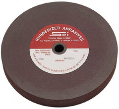 Made in USA - 6" Diam x 1/2" Hole x 1/8" Thick, 120 Grit Surface Grinding Wheel - Aluminum Oxide/Silicon Carbide Blend, Fine Grade, 3,500 Max RPM - Americas Industrial Supply
