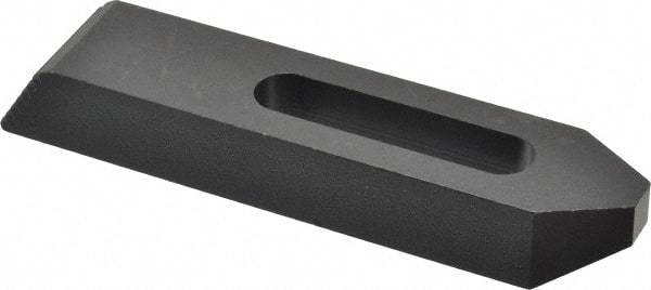 Gibraltar - M12mm Stud, Steel, Plain Strap Clamp - 52mm Travel, 152mm OAL x 32mm Wide x 19mm High, Black Oxide Finish, Tapered Nose - Americas Industrial Supply