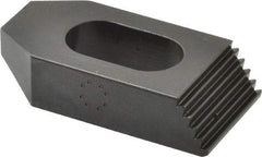 Gibraltar - M16mm Stud, Steel, Plain Strap Clamp - 14mm Travel, 64mm OAL x 32mm Wide x 16mm High, Black Oxide Finish, Tapered Nose - Americas Industrial Supply
