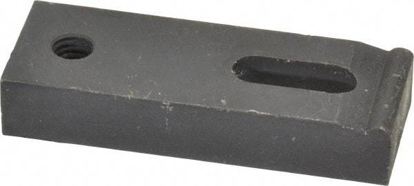 Gibraltar - 5/16" Stud, Medium Carbon Steel, Strap Clamp - 7/16" Travel, 2-3/4" OAL x 1" Wide x 1/2" High, Black Oxide Finish, Radius Nose - Americas Industrial Supply