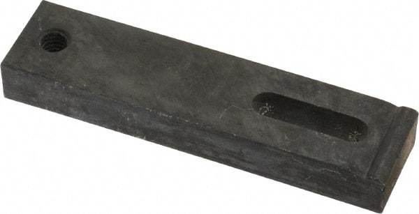 Gibraltar - 5/16" Stud, Medium Carbon Steel, Strap Clamp - 7/8" Travel, 4" OAL x 1" Wide x 1/2" High, Black Oxide Finish, Radius Nose - Americas Industrial Supply