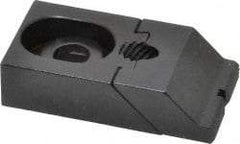 Gibraltar - 2-5/16" OAL x 1-1/4" Overall Width, Low Grip Nose, Steel Manual Edge Clamp - Black Oxide Coating, 5/8" High, 3/8" Socket Cap Screw Slot, 3/8" Travel - Americas Industrial Supply