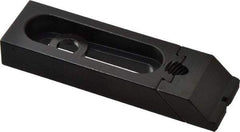 Gibraltar - 4-1/8" OAL x 1-1/4" Overall Width, Low Grip Nose, Steel Manual Edge Clamp - Black Oxide Coating, 5/8" High, 3/8" Socket Cap Screw Slot, 2" Travel - Americas Industrial Supply