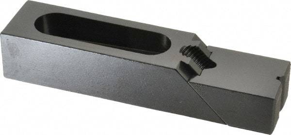 Gibraltar - 6-1/8" OAL x 1-1/2" Overall Width, High Grip Nose, Steel Manual Edge Clamp - Black Oxide Coating, 1-1/4" High, 1/2" Socket Cap Screw Slot, 2-1/4" Travel - Americas Industrial Supply