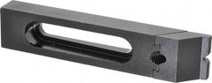 Gibraltar - 7-1/4" OAL x 1-1/2" Overall Width, Low Grip Nose, Steel Manual Edge Clamp - Black Oxide Coating, 7/8" High, 1/2" Socket Cap Screw Slot, 3" Travel - Americas Industrial Supply