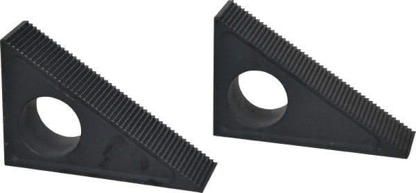 Gibraltar - 2 Piece, 3-1/2 to 9" Height Adjustment, Steel Step Block - 1/16" Step Depth, 1/8" Step Elevation, 1-1/2" Width, 5-21/64" Base Depth, 3-7/16" Height - Americas Industrial Supply