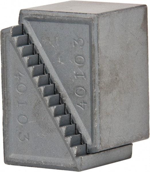 Gibraltar - 2 Piece, 29 to 64mm Height Adjustment, Steel Step Block - 1/16" Step Depth, 1/8" Step Elevation, 25mm Width, 1-39/64" Base Depth, 1-1/16" Height - Americas Industrial Supply
