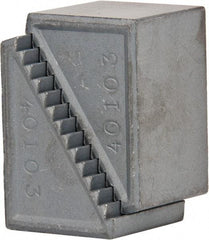 Gibraltar - 2 Piece, 29 to 64mm Height Adjustment, Steel Step Block - 1/16" Step Depth, 1/8" Step Elevation, 25mm Width, 1-39/64" Base Depth, 1-1/16" Height - Americas Industrial Supply