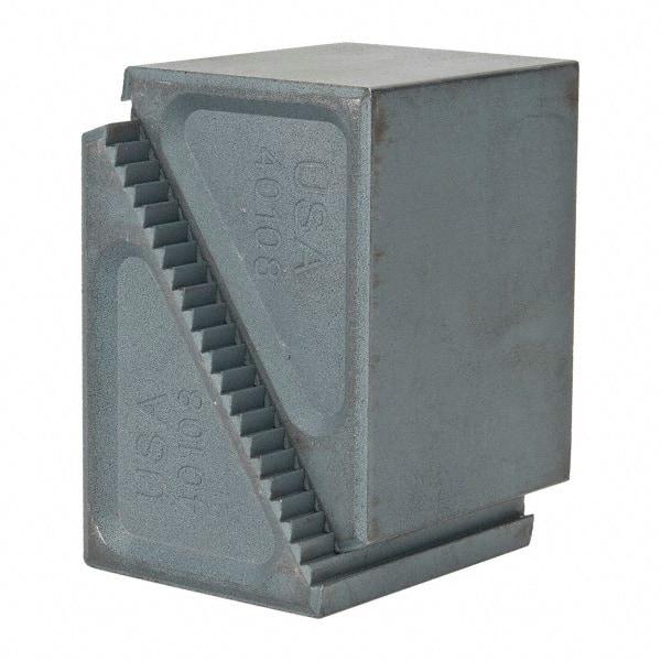 Gibraltar - 2 Piece, 45 to 102mm Height Adjustment, Steel Step Block - 1/16" Step Depth, 1/8" Step Elevation, 51mm Width, 2-17/32" Base Depth, 1-43/64" Height - Americas Industrial Supply