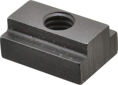 Gibraltar - 5/16-18 Blind Tapped T Slot Nut - 3/8" Slot Width, 5/8 x 1/4" Base Width x Height, 7/8 x 3/8" OAL x Height - Americas Industrial Supply