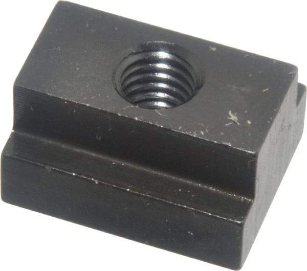 Gibraltar - 3/8-16 Blind Tapped T Slot Nut - 9/16" Slot Width, 7/8 x 11/32" Base Width x Height, 1-1/8 x 5/8" OAL x Height - Americas Industrial Supply