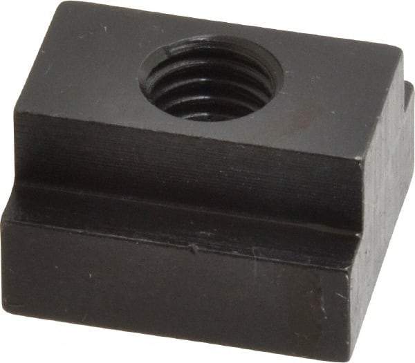 Gibraltar - 1/2-13 Blind Tapped T Slot Nut - 11/16" Slot Width, 1-1/8 x 7/16" Base Width x Height, 1-1/4 x 3/4" OAL x Height - Americas Industrial Supply