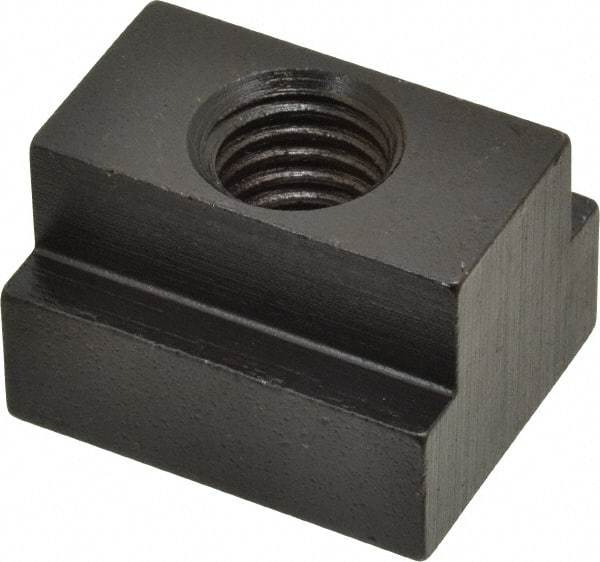 Gibraltar - 5/8-11 Blind Tapped T Slot Nut - 13/16" Slot Width, 1-1/4 x 9/16" Base Width x Height, 1-1/2 x 1" OAL x Height - Americas Industrial Supply