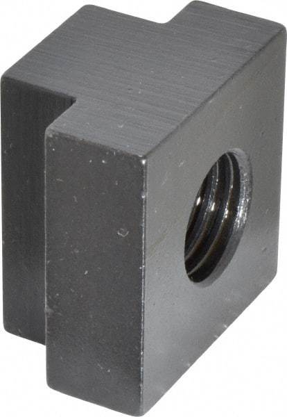 Gibraltar - 3/4-10 Blind Tapped T Slot Nut - 7/8" Slot Width, 1-1/2 x 9/16" Base Width x Height, 1-1/2 x 1" OAL x Height - Americas Industrial Supply