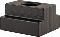 Gibraltar - 1/2-13 Tapped Through T Slot Nut - 5/8" Slot Width, 1 x 11/32" Base Width x Height, 1-1/8 x 5/8" OAL x Height - Americas Industrial Supply