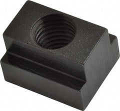 Gibraltar - 3/4-10 Tapped Through T Slot Nut - 13/16" Slot Width, 1-1/4 x 9/16" Base Width x Height, 1-1/2 x 1" OAL x Height - Americas Industrial Supply