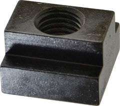 Gibraltar - 3/4-10 Tapped Through T Slot Nut - 7/8" Slot Width, 1-1/2 x 9/16" Base Width x Height, 1-1/2 x 1" OAL x Height - Americas Industrial Supply