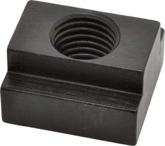 Gibraltar - 7/8-9 Tapped Through T Slot Nut - 1" Slot Width, 1-5/8 x 5/8" Base Width x Height, 1-3/4 x 1" OAL x Height - Americas Industrial Supply