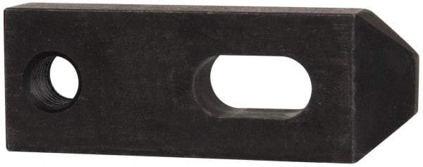 Gibraltar - 17/32" Stud, Carbon Steel, Strap Clamp - 1/2" Travel, 3-1/2" OAL x 1-1/4" Wide x 5/8" High, Black Oxide Finish, Tapered Nose - Americas Industrial Supply