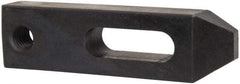 Gibraltar - 17/32" Stud, Carbon Steel, Strap Clamp - 1-1/4" Travel, 4-1/2" OAL x 1-1/4" Wide x 3/4" High, Black Oxide Finish, Tapered Nose - Americas Industrial Supply