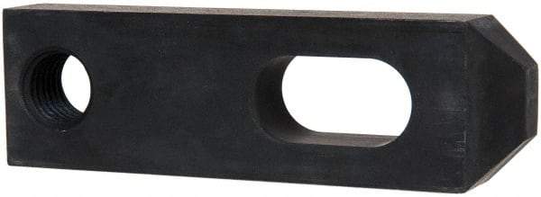 Gibraltar - 25/32" Stud, Carbon Steel, Strap Clamp - 3/4" Travel, 5" OAL x 1-1/2" Wide x 3/4" High, Black Oxide Finish, Tapered Nose - Americas Industrial Supply