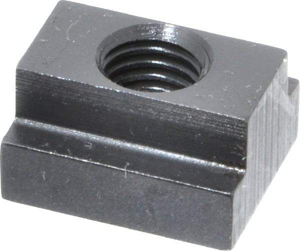 Gibraltar - M10x1.50 Blind Tapped T Slot Nut - 1/2" Slot Width, 19 x 7mm Base Width x Height, 22 x 13mm OAL x Height - Americas Industrial Supply