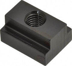 Gibraltar - M10x1.50 Blind Tapped T Slot Nut - 9/16" Slot Width, 22 x 9mm Base Width x Height, 29 x 16mm OAL x Height - Americas Industrial Supply